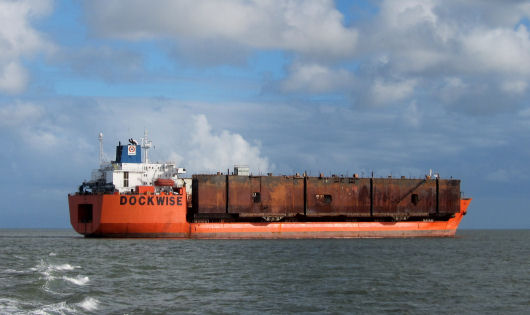 Tern loaded with SF drydock