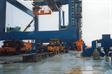 Offloading second crane