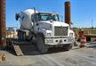 Testing the ramp with a truck