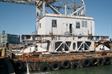 Deballasting barge after loading