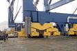 Rolling crane onto deck in Xiamen